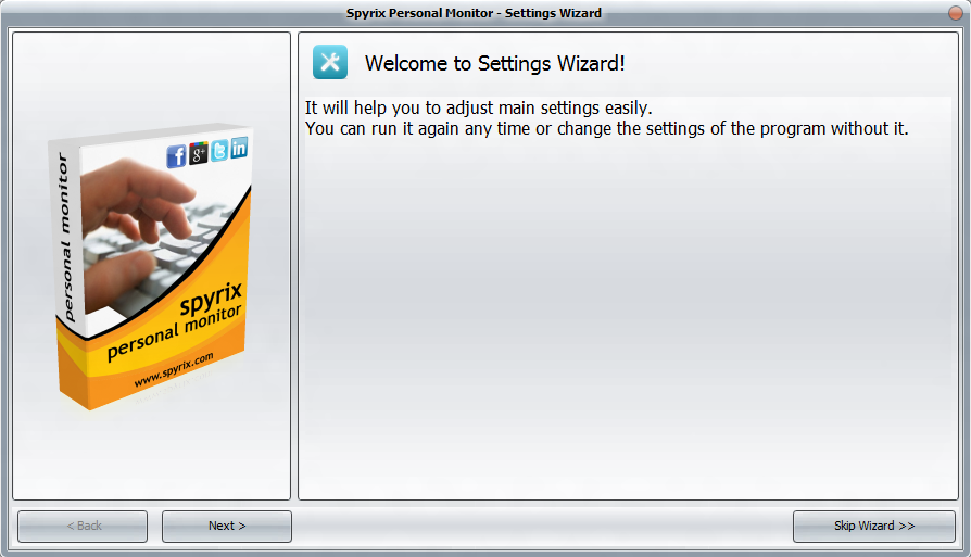 wizard setting spyrix