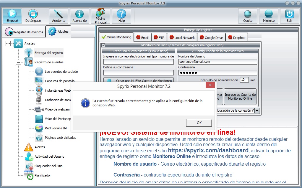 online monitoring