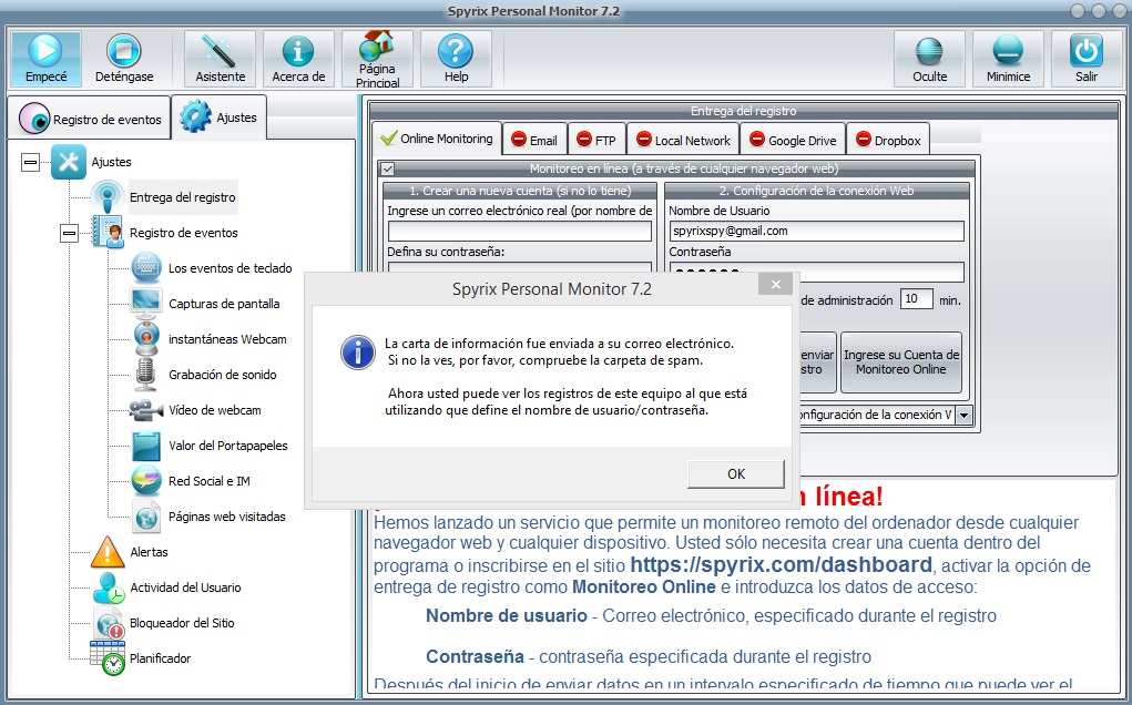 online monitoring