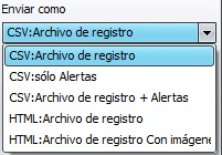 send logs to email