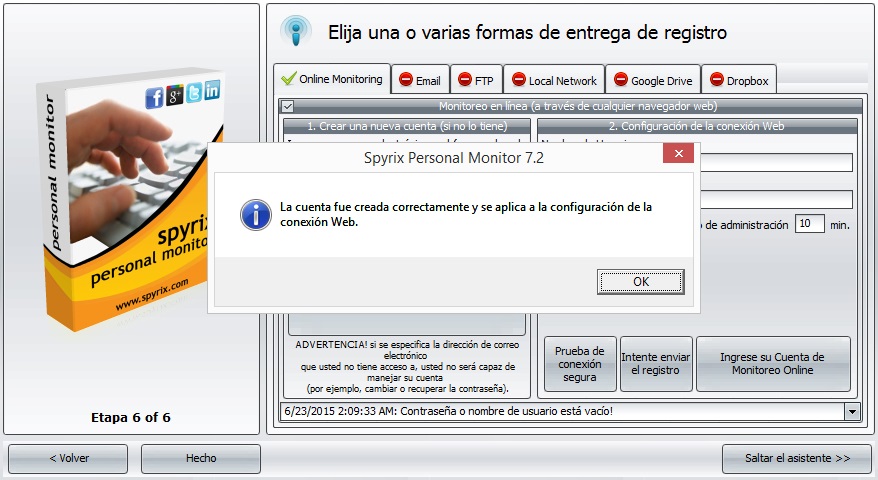 wizard setting spyrix