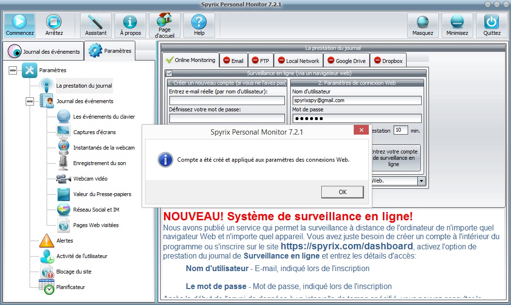 online monitoring