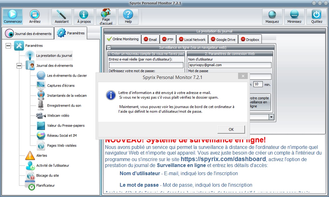 online monitoring