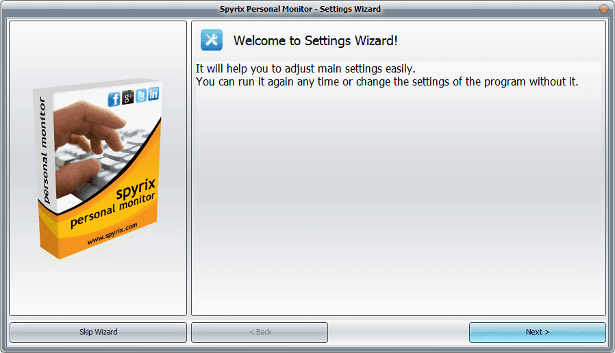 wizard setting spyrix