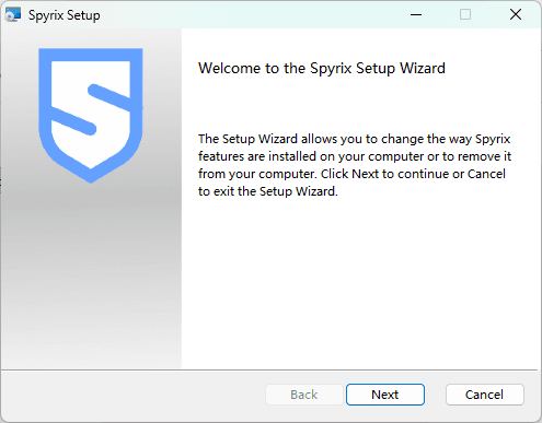 Uninstall step 1