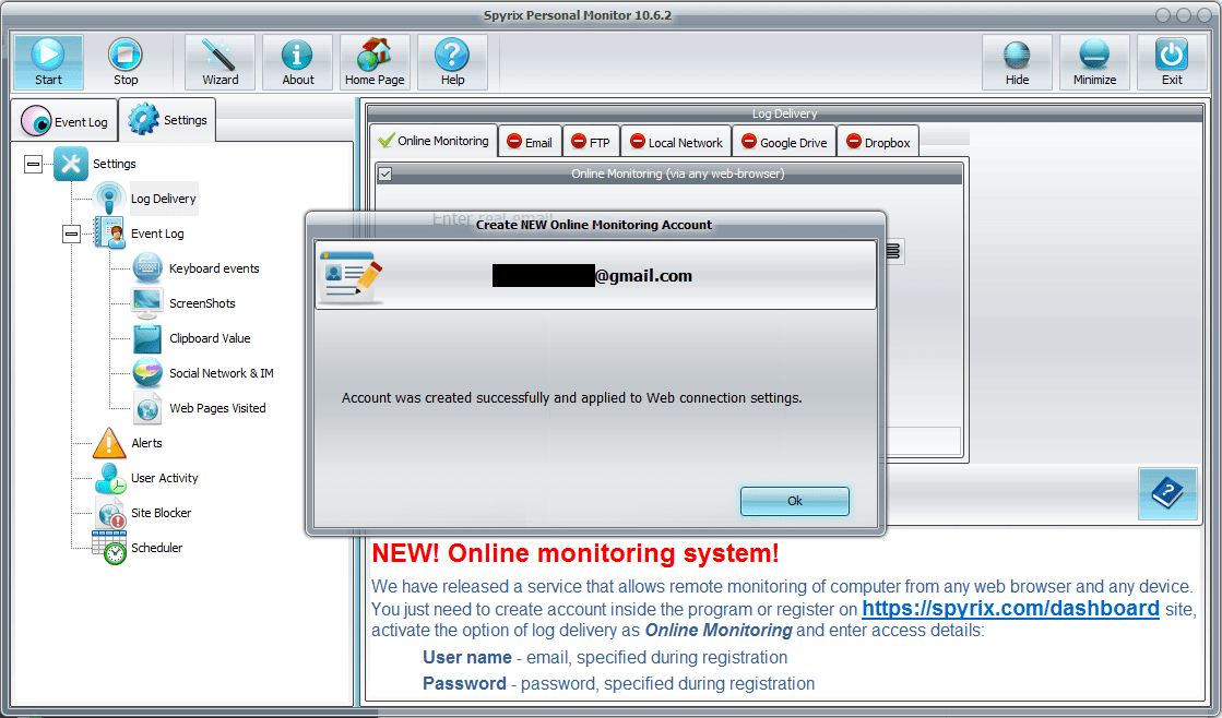 online monitoring