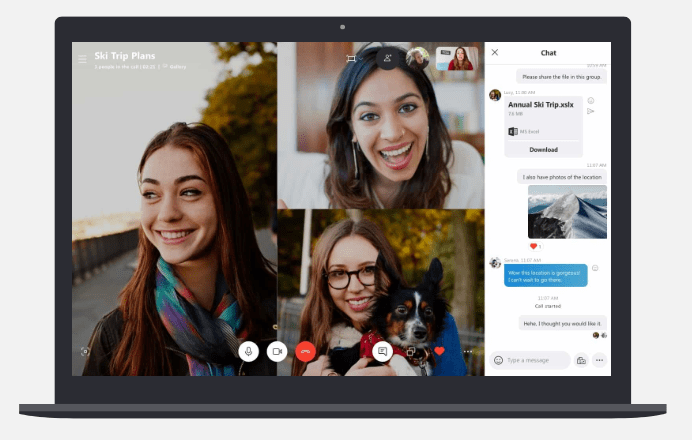 Use Skype to View the Webcam Video in Live Mode